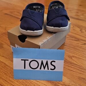 TOMS Kids Dark Blue Sneakers